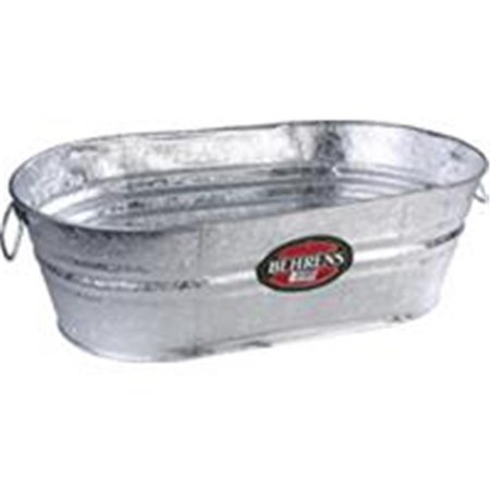 Behrens Behrens Manufacturing 001703 Galvanized Hot Dipped Oval Tub 1703